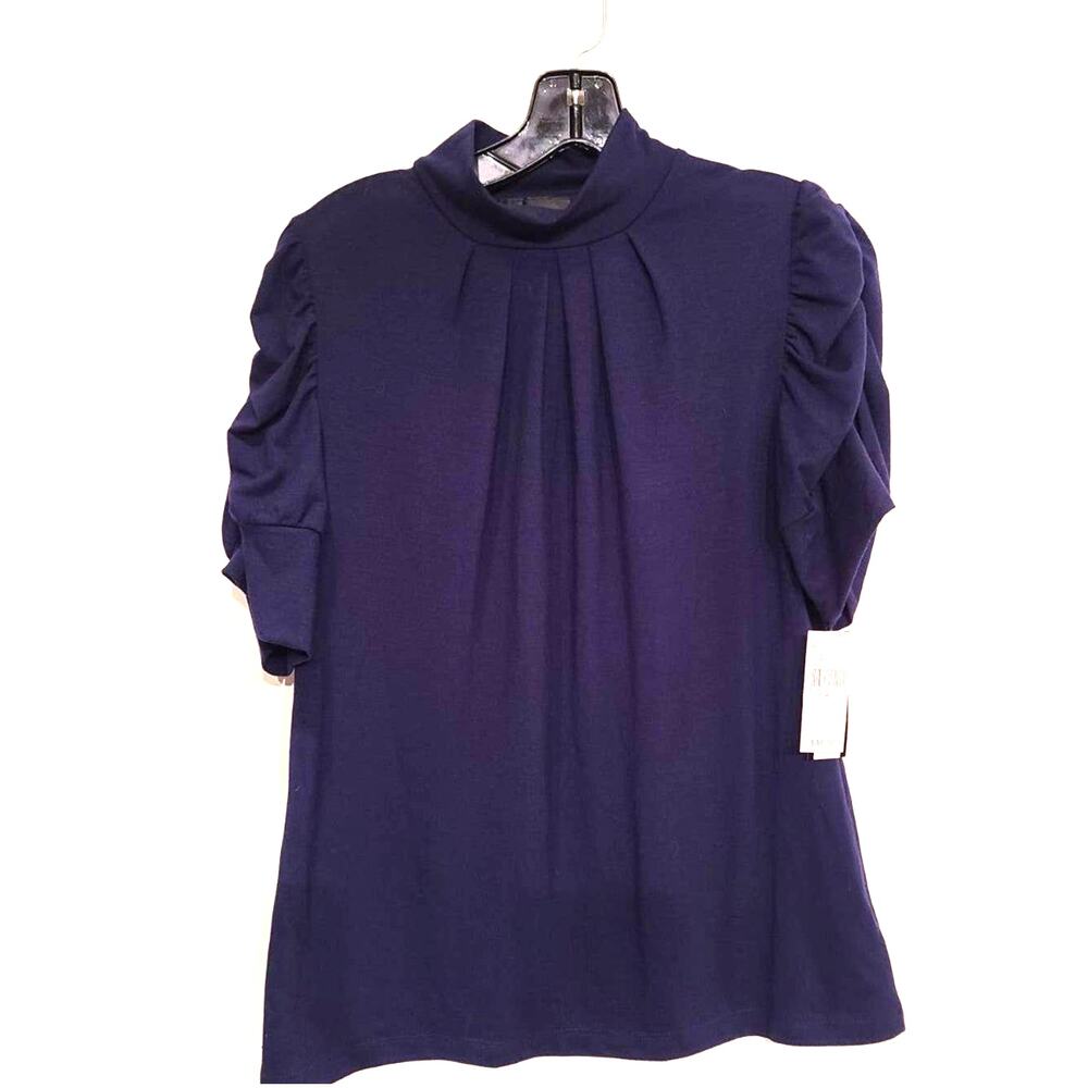 AB studio mock turtleneck dress shirt - small